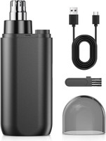 SPARKLESS Nose Hair Trimmer for Men and Women, Painless Rechargeable Nose and Ear Clipper Fully Waterproof Trimmer 120 min  Runtime 1 Length Settings(Black)