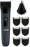 NOVA NG 1142 Trimmer 150 min  Runtime 8 Length Settings(Blue, Black)