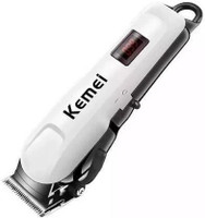 Kemei KM 809A Trimmer 120 min  Runtime 4 Length Settings(White)