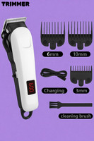 Sagaft X472 Cordless Beard & Hair Trimmer – Precision Blades, Long Battery Life Fully Waterproof Trimmer 240 min  Runtime 4 Length Settings(White)