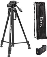 Syvo S-3520A (60-Inch) (152.4cm) Aluminium Tripod Tripod Kit, Tripod(Black, Supports Up to 5000 g)