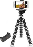 Tygot 13 inch Flexible Gorillapod Tripod with Mobile Attachment for DSLR, Action Cameras & Smartphones Tripod, Tripod Kit(Black/White, Supports Up to 3000 g)