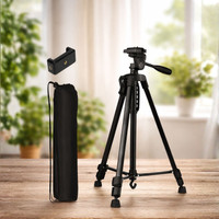 bro core Tripod F-3366 Tripod, Monopod, Tripod(Black, Supports Up to 3000 g)