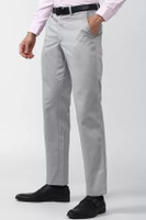 pesado Slim Fit Men Grey Trousers