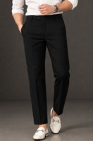 WEAROBICS Regular Fit Men Black Trousers