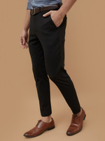 CODE by Lifestyle Slim Fit Men Black Trousers