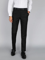 Raymond Slim Fit Men Black Trousers