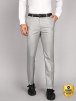 Raymond Slim Fit Men Grey Trousers