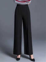 CLOWALL Regular Fit Women Black Trousers