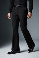 LOVRIN Comfort Fit Men Black Trousers