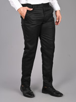 FUBAR Regular Fit Men Black Trousers