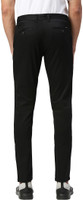 BASICS Tapered Men Black Trousers