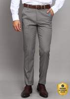 INTEGRITI Slim Fit Men Grey Trousers