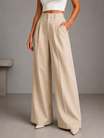 KOTTY Relaxed Women Beige Trousers