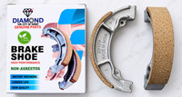 Diamond Genuine parts 2000-2026 Rear Brake Shoe(Plain Honda Super Splendor, Activa 125, Activa 6G, Activa 5G, Activa i, Activa)