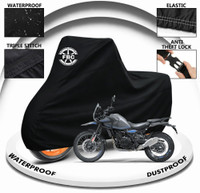 FBC Waterproof Two Wheeler Cover for Royal Enfield(Classic 350, Black)