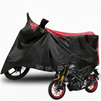 Y3H Two Wheeler Cover for Yamaha(MT 15 New BS6, Black, Red)
