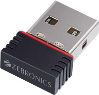 ZEBRONICS ZEB-USB150WF1 WiFi Mini USB Adapter(Black)
