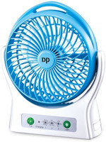 Dp High Speed 2000mAh Battery 7605 (RECHARGEABLE PORTABLE USB FAN) USB Fan(Blue)