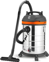 iBELL CYCLONE1700 20kPa 1700W, 35 Liter Steel Drums with Dust Bag , HEPA Filter Wet & Dry Vacuum Cleaner(Silver)