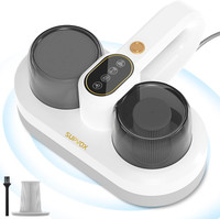 Ofifo UV Vacuum Cleaner Hand-held Vacuum Cleaner with Anti-Bacterial Cleaning (Google Assistant)(White)