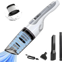 Onshoppy Aspirar Car Vacuum with Brushless Motor & 14000Pa Suction Power for Car Home Pet Cordless Vacuum Cleaner(White, Gray)