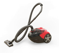 EUREKA FORBES Sure Fast clean Bagless Dry Vacuum Cleaner with Reusable Dust Bag(Red and Black)