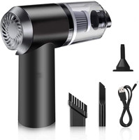 DustMate Best Cordless Vacuum Cleaner with Anti-Bacterial Cleaning(Black)