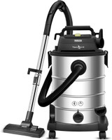 Inalsa MasterVac 42 |Blower Function|1700W|42ltr|28 kPa Suction|Heavy Duty Wet & Dry Vacuum Cleaner(Black/Silver)
