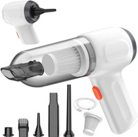 Pharaoh Wireless Vacuum Cleaner for Home, Car, Living Room, Dust Lighting Car Pet Hair Cordless Vacuum Cleaner(Black, White)