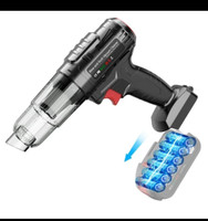 Radheraj High Power Suction Mini Vacuum Cleaner-VC149 Cordless Vacuum Cleaner with Anti-Bacterial Cleaning, Reusable Dust Bag(Black)