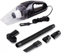 Onshoppy Car Vacuum 12V High Power Wet and Dry Handheld Portable with Powerful Suction Car Vacuum Cleaner with Reusable Dust Bag(Black)