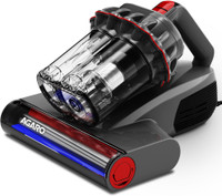 AGARO Royal Mattress Vacuum Cleaner, 12kPa Suction Power & UV Light Sterilization Hand-held Vacuum Cleaner(Grey & Red)