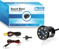 Sound Boss 2nd Generation HD Rear View Night Vision 170° Perfect View Angle Reverse Reverse Assist Camera System(1 Camera, 480 TV LINES)