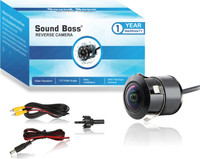 Sound Boss 3rd Genration AHD FISH EYE 1080p Rear View 170° Wide Angle AHD/CVBS Reverse Reverse Assist Camera System(1 Camera, 480 TV LINES)