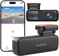 YOURKARTS.COM YOURKARTS.COM L16 Dashcam 1296P with WiFi, Motion Detection &amp; 128GB Support Dashboard Camera System(1 Camera, 1080) Flipkart Deal