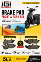 SADAF Ola break pad set Vehicle Disc Pad(Pack of 2)