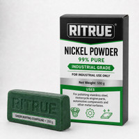 RiTrue Pure Nickel Powder 500g & Green Compound Rouge Bar 250g Combo Powderful Engine Cleaner(754 ml)