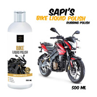SAPI'S Bike Liquid Polish Cum Rubbing, 200ML, Bike Wax All In One Car Polish 500ML For Exterior & Interior Surface Vehicle Interior Cleaner(500 ml)