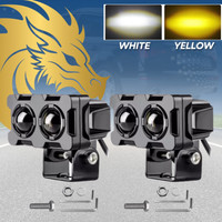 SRPHERE 2 Led Auxiliary Spot Lights 40W Projector Fog Lamp Motorbike, Car LED (12 V, 40 W)(Universal For Bike, Universal For Car, Pack of 2)
