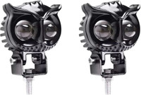Auto Emporium Hub 2 Led OWL Shape LED Fog Lights, Motorcycle Auxiliary Spot Lights Fog Lamp Car, Motorbike, Truck LED (12 V, 30 W)(Universal For Bike, Universal For Car, Pack of 2)