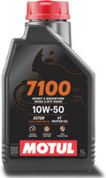 MOTUL 7100 4T10W-50Ester core 100% Ester Full-Synthetic Engine Oil(1 L, Pack of 1)