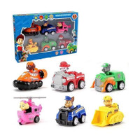 SR Toys Paw Patrol Characters & Vans Figures Toy (Multicolor)(Multicolor, Pack of: 1)