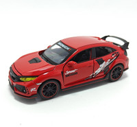 KIDIGO 1 32 Toy Car For Honda Civic Type-R Diecast Toy Vehicle Metal Car(Red, Pack of: 1)