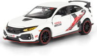DUWOL Toy Car For Kids Civic Type R Car Die Cast Scale Model Diecast Metal Car(White, Pack of: 1)