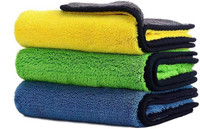 CarCARE Microfiber Vehicle Washing  Cloth(Pack Of 3, 800 GSM)