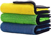 shainstars Microfiber Vehicle Washing  Duster(Pack Of 3, 600 GSM)