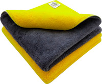 SOFTSPUN Microfiber Vehicle Washing  Cloth(Pack Of 2, 900 GSM)
