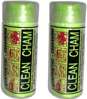 CLEAN CHAM Chamois Leather Vehicle Washing  Cloth(Pack Of 2)