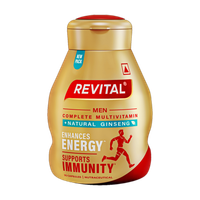 Revital H Multivitamin For Men With Natural Ginseng, 10 Vitamins & 9 Minerals(30 Capsules)